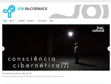 Tablet Screenshot of jonmccormack.info